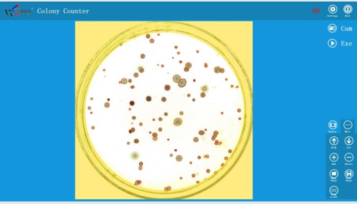 WSeen’s HiCC-B automatic colony counter